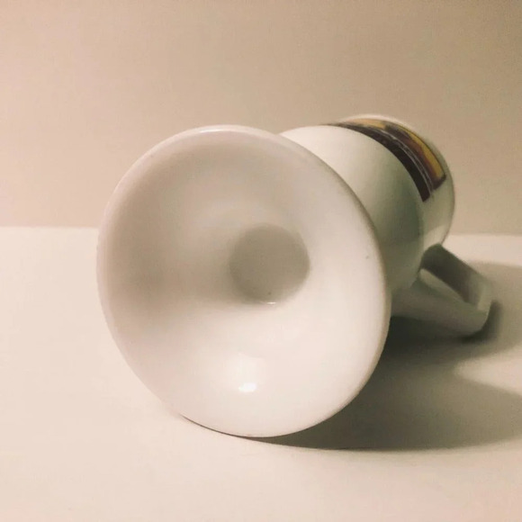 Vtg Busch Gardens The Dark Continent Milk Glass Mug - Picture 5 of 15